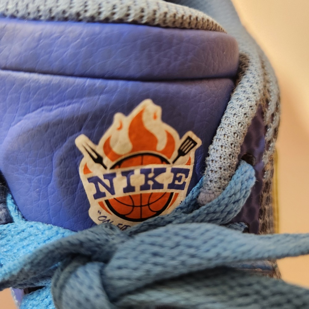 Nike Ja 1 GS Backyard BBQ Blue Orange Basketball Shoes  Kids 4.5Y - Picture 4 of 7